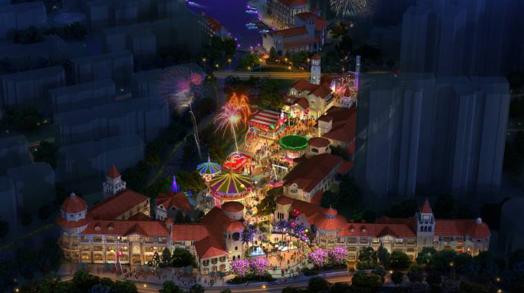 主题乐园投资运营案例：梅州人生就是搏官网欢乐小镇