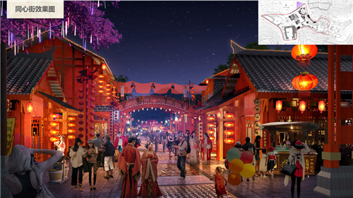 龙凤山庄清明上河街区景区升级概念方案